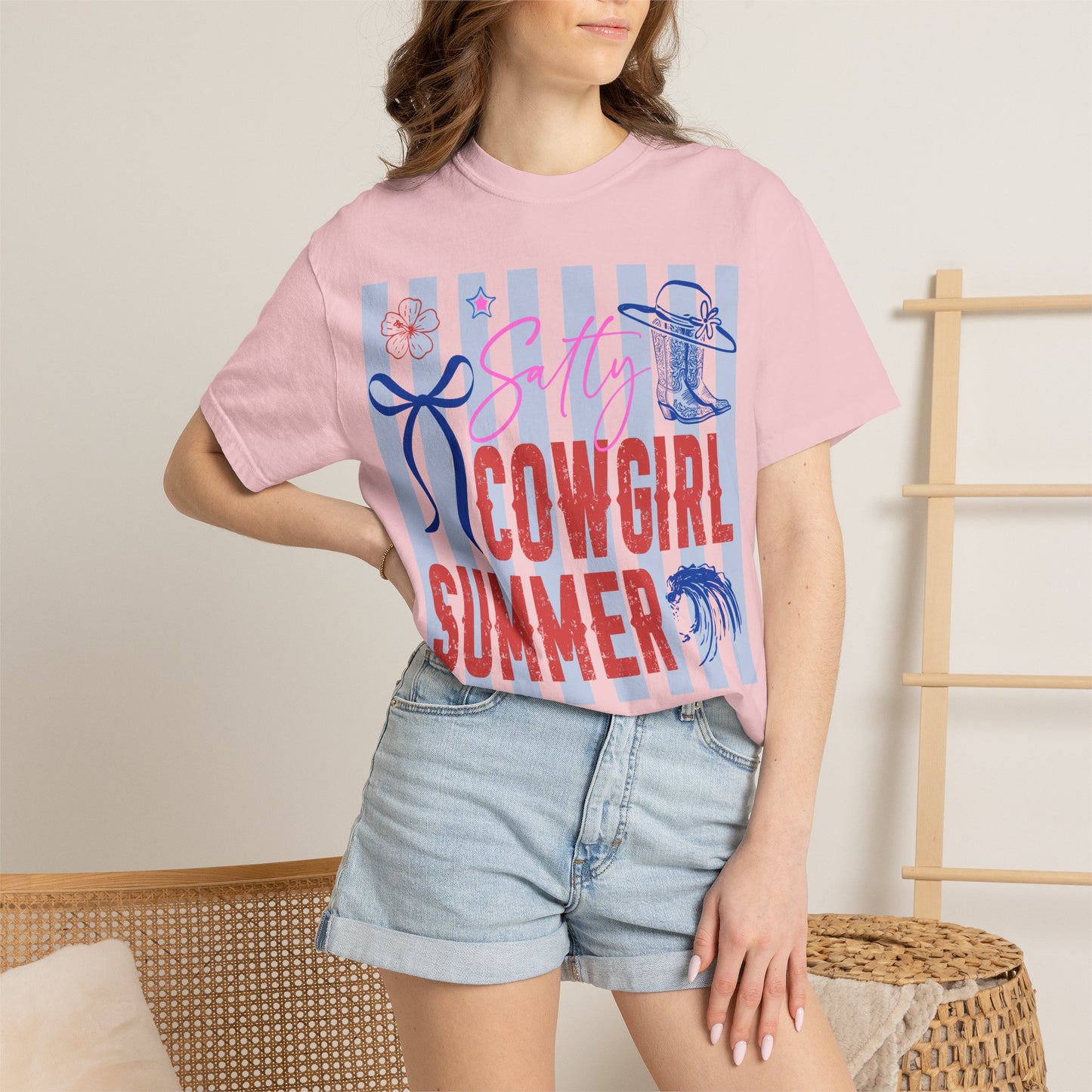 Salty Cowgirl Summer Graphic Tee