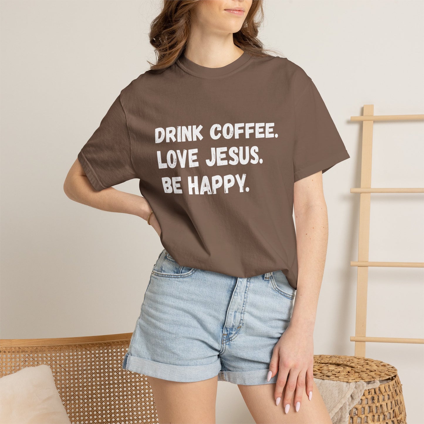 Drink Coffee Love Jesus Graphic Tee