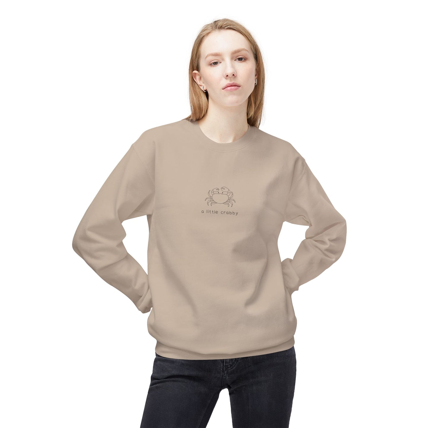 A Little Crabby Crewneck Sweatshirt