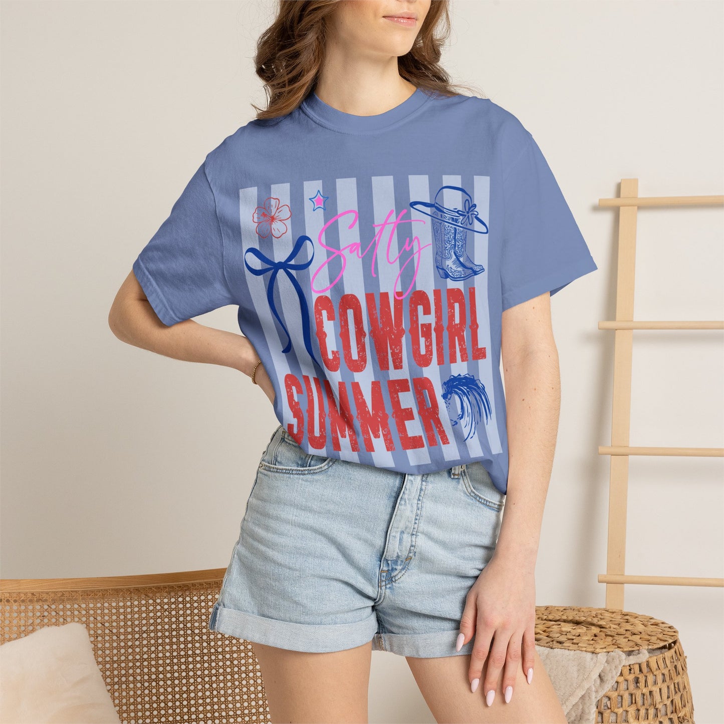 Salty Cowgirl Summer Graphic Tee